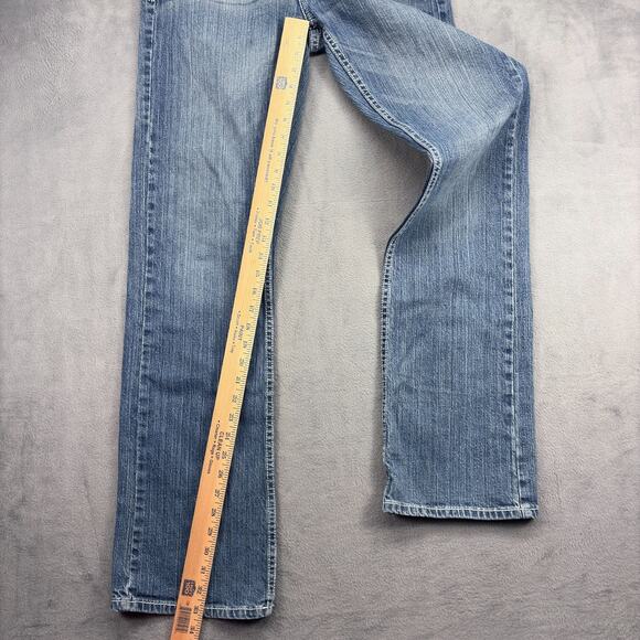 Cody James Bootcut Jeans Men's 30x32 Blue Cotton Spandex Distressed Cowboy - Picture 8 of 9